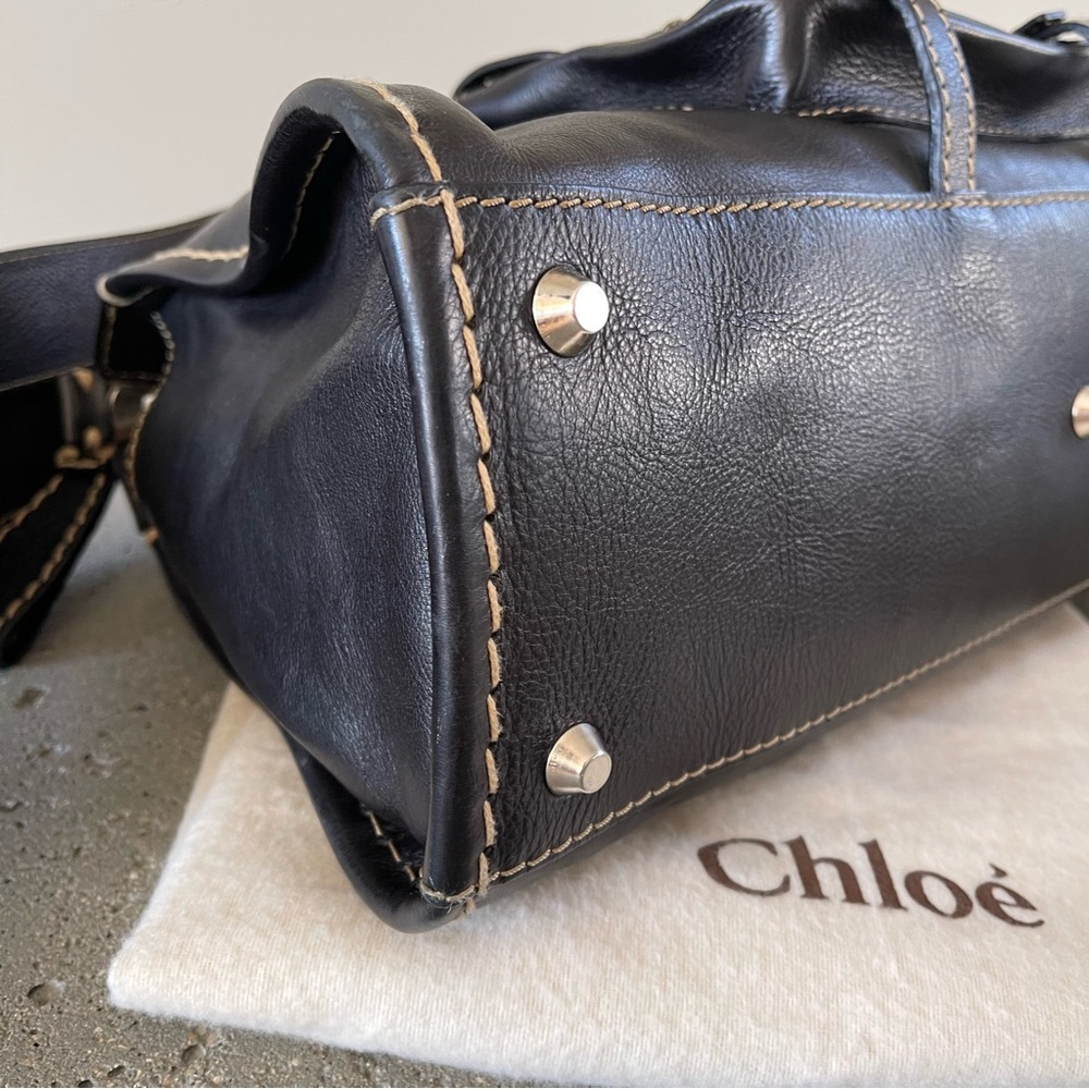 CHLOE EDITH Medium Leather Shoulder Bag - Picture 12 of 15